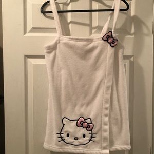 Vintage Hello Kitty robe in white size L